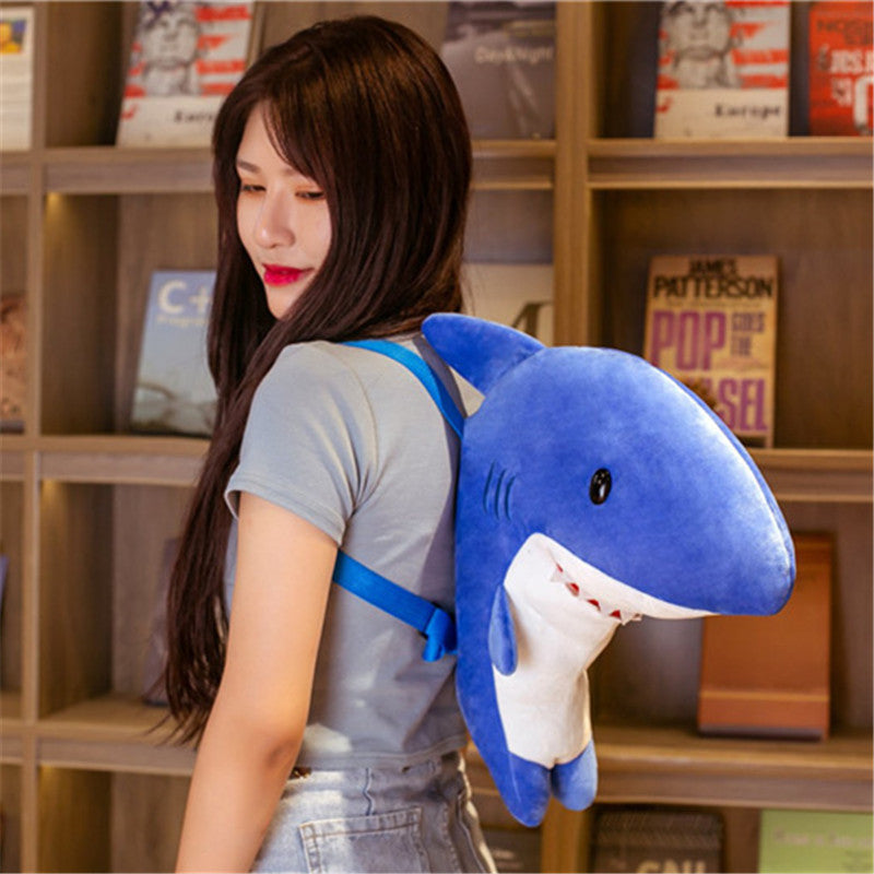 Cute Shark Plush Bag