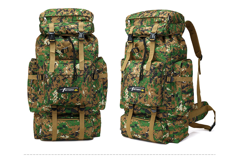 High Capacity Camo Traveling Backpack