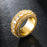 Gold-plated Micro-set Zircon Ring