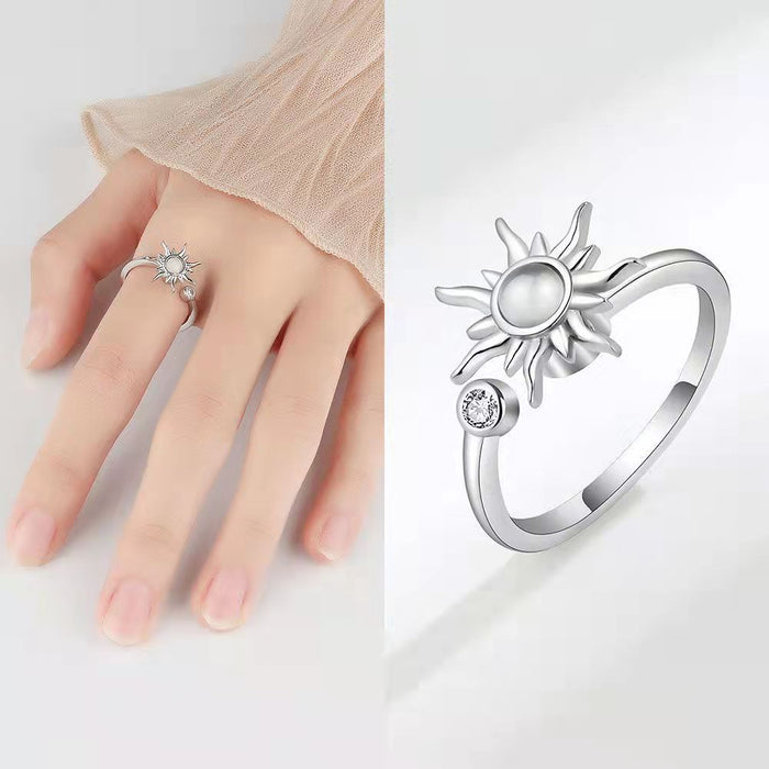 Rotating Engraving Adjustable Ring