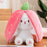 Cute Transforming Strawberry Rabbit Doll