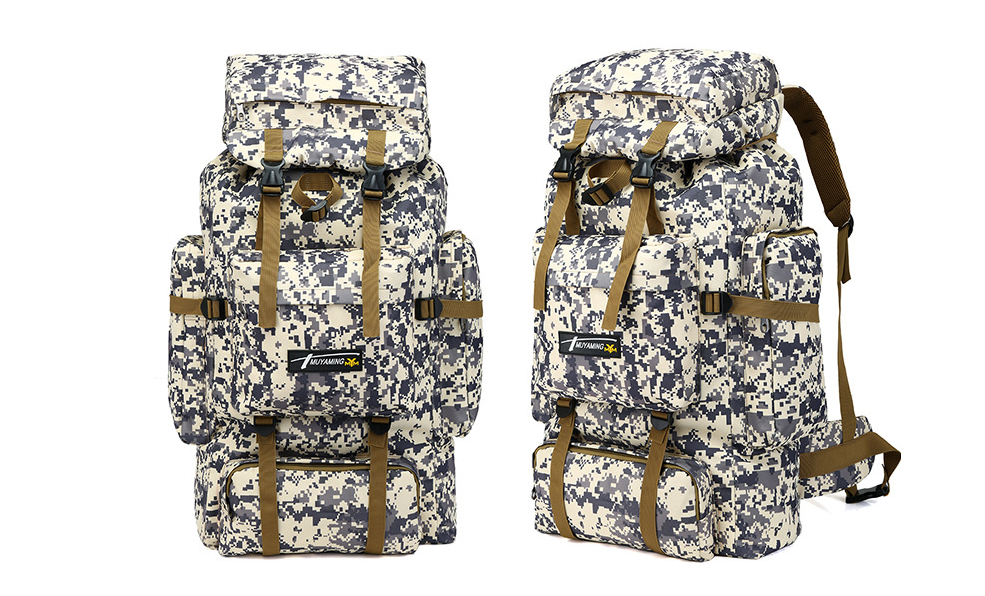 High Capacity Camo Traveling Backpack