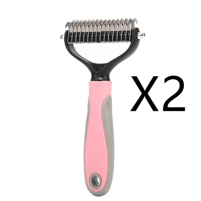 Stainless Double-sided Pet Hair Brush