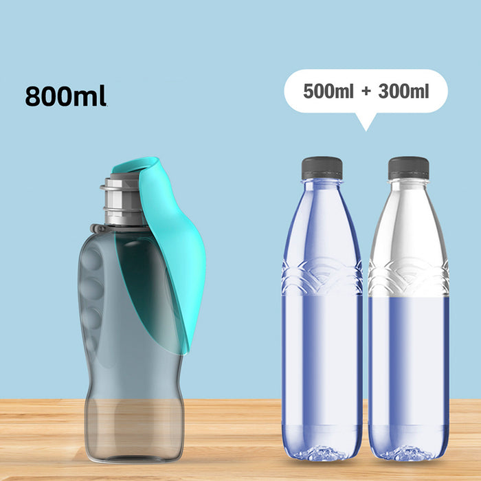 800ml Portable Dogs Water Bottle